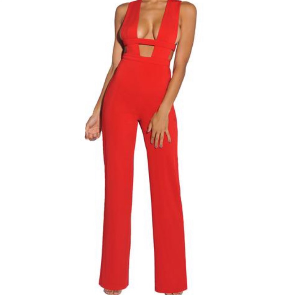 Red romper -cut out